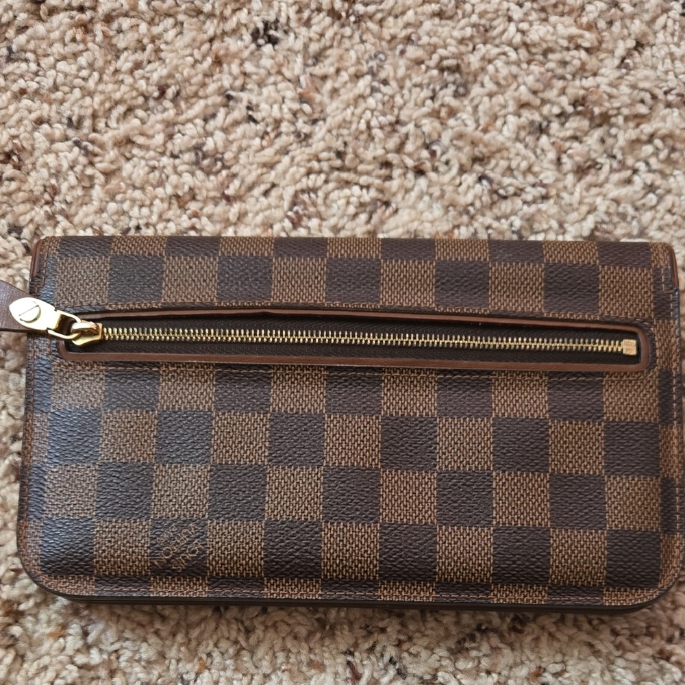 LV Brown Clutch with Gold Hardware - Picture 4 of 13